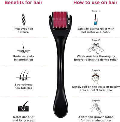 Derma Roller : Skin Rejuvenation, Hair Growth, and Cellulite Reduction: