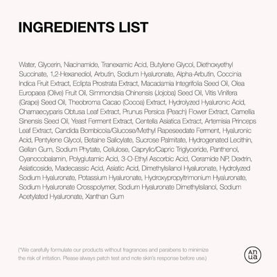 ANUA Niacinamide 10 + TXA 4 Serum: